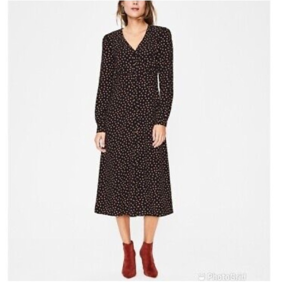 Boden Elsie Midi Dress Sz 8 - Picture 3 of 6